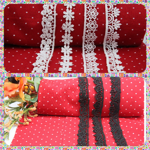 Meter white black guipure - 2,