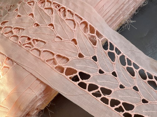 Lovely embroidered lace trim - lace,
