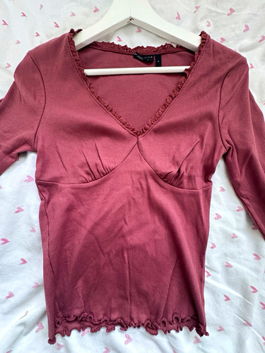 Asos design pink ribbed - asos,