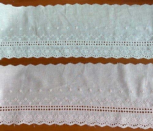 Cotton embroidered lace - cotton, fabric