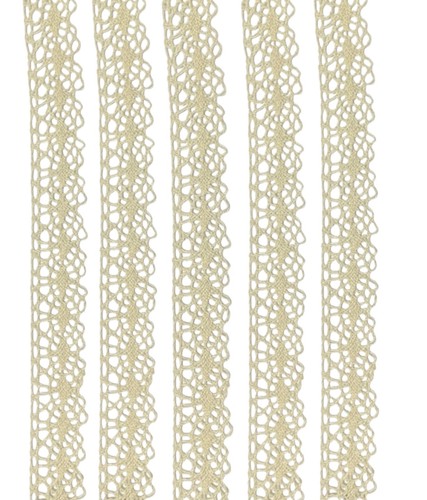 3yds crochet like - 22mm, cream