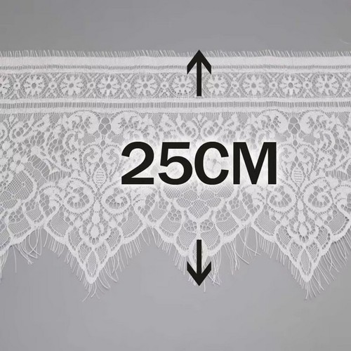 Eyelash lace trim - eyelash, 25cm