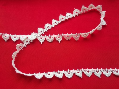 Cream cotton lace - cream,