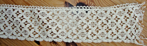 Vintage crochet cotton lace - vintage,