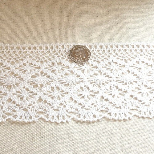 100 cotton crochet style lace - cotton,