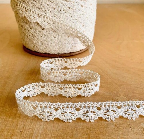 Vintage cotton lace edge - cotton,