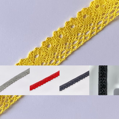Yard lace trim crocheted - 1,