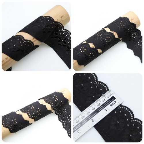 Meter black cotton flat - black,