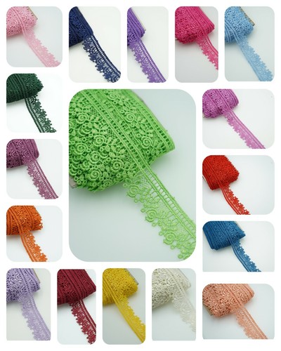 Daisy lace trim colors guipure - trim,