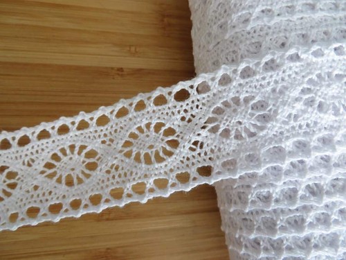 Vintage style white cotton - white,