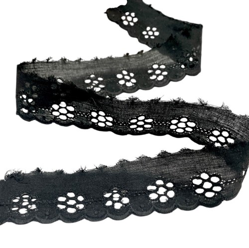 Yds quality black anglaise - black,