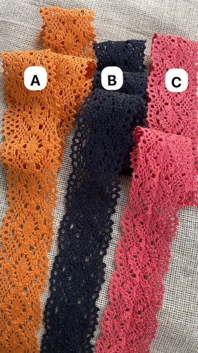 Crochet lace cotton lace